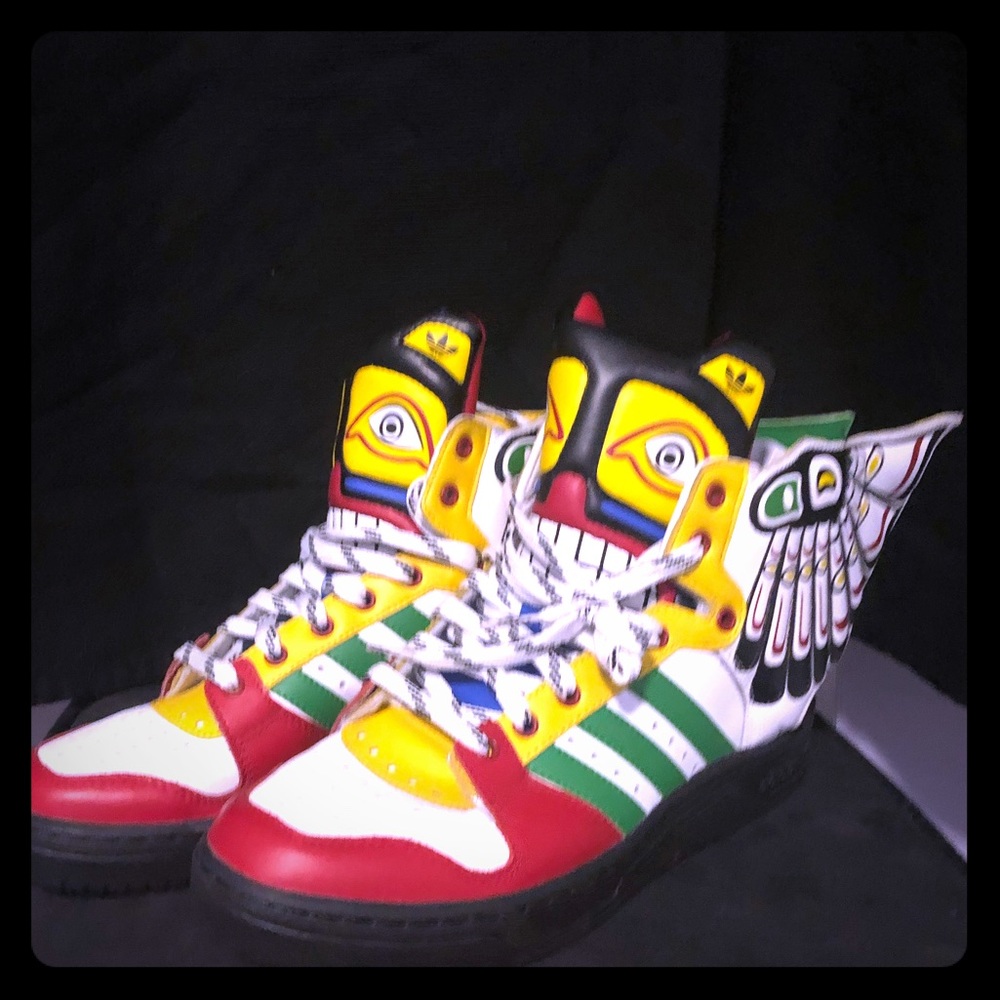 Jeremy Scott x Adidas Faux Native shoe